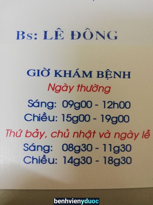 Bác sĩ Lê Đông Huế Thừa Thiên Huế