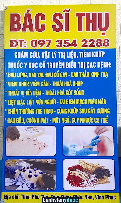 Bác sĩ Thụ - Trị liệu Xương khớp - Khu đô thị Hùng Vương, Phúc Yên Phúc Yên Vĩnh Phúc