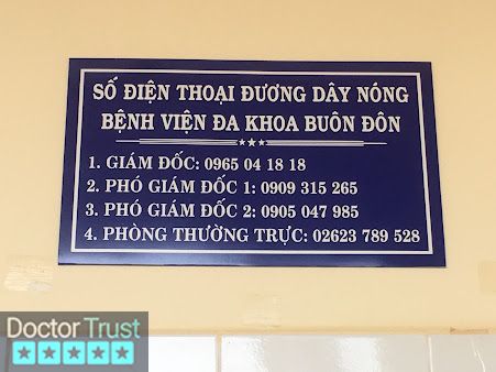Bệnh viện Đa khoa huyện Buôn Đôn Buôn Đôn Đắk Lắk
