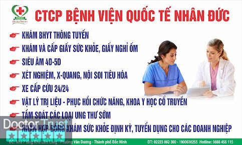 BỆNH VIỆN QUỐC TẾ NHÂN ĐỨC Bắc Ninh Bắc Ninh