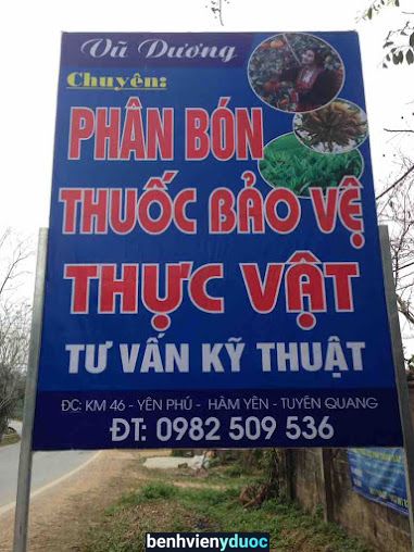 Đại lý phân bón& thuốc BVTV Vũ Dương Hàm Yên Tuyên Quang