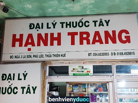 Đại lý thuốc tây Hạnh Trang Phú Lộc Thừa Thiên Huế