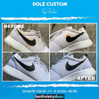 DỊCH VỤ VỆ SINH GIÀY PHÚ YÊN - DOLE CUSTOMS - SPA SNEAKERS Tuy Hoà Phú Yên