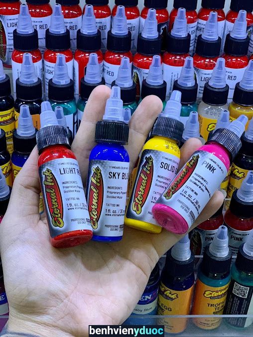 Dụng cụ xăm hình Đông xăm tattoo supply Bắc Từ Liêm Hà Nội