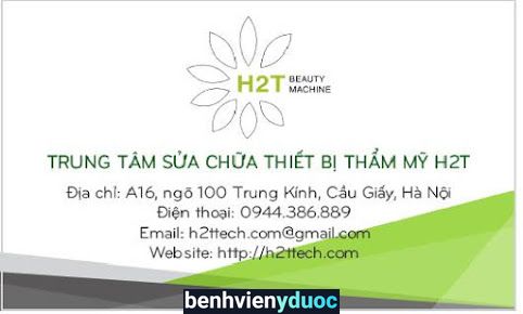 H2ttech cung cấp dich vụ sửa chữa thiết bị spa chuyên nghiệp Cầu Giấy Hà Nội