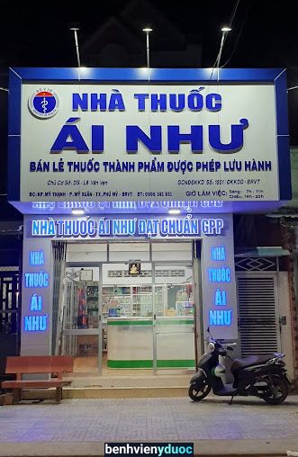 Hiệu Thuốc Ái Như Phú Mỹ Bà Rịa - Vũng Tàu