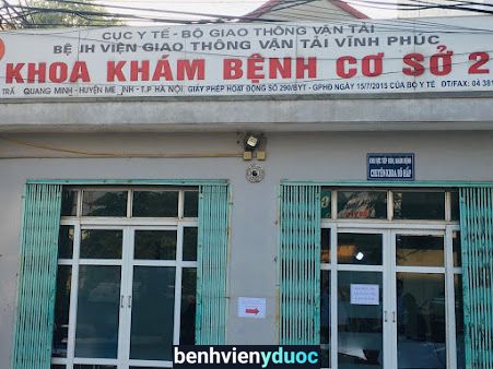 Khoa khám bệnh cơ sở 2 - Bệnh Viện GTVT Vĩnh Phúc Mê Linh Hà Nội