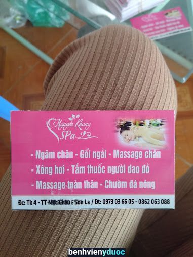 Massage chân,tắm thuốc dao đỏ Mộc Châu Sơn La