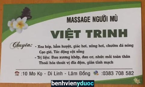 Massage Người Mù Việt Trinh Di Linh Lâm Đồng