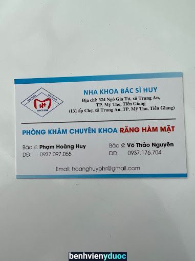 Nha Khoa Bs Huy - Bs Nguyên Châu Thành Tiền Giang