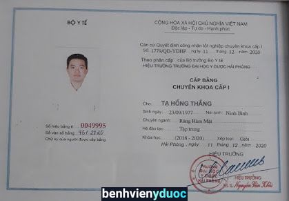 Nha khoa hồng Anh Thuỷ Nguyên Hải Phòng