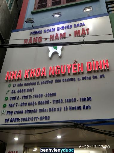 Nha Khoa Nguyễn Đình Đống Đa Hà Nội