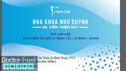 Nha Khoa NHƯ QUỲNH Bình Thuỷ Cần Thơ