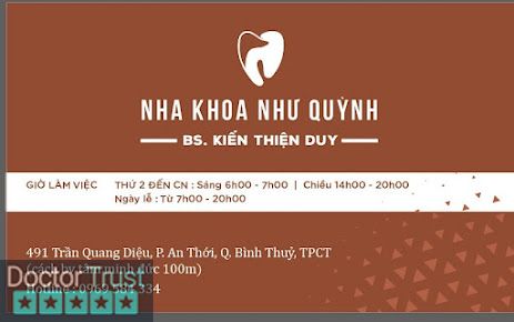 Nha Khoa NHƯ QUỲNH Bình Thuỷ Cần Thơ