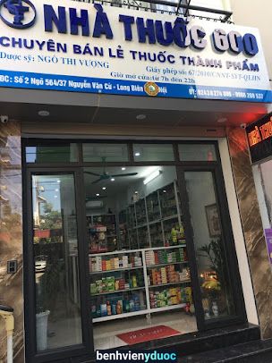 Nhà Thuốc 600 Long Biên Hà Nội