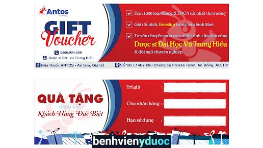 Nhà thuốc ANTOS Dương Kinh Hải Phòng