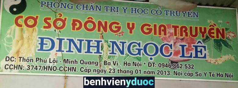 Nhà Thuốc Đông Y Đinh Ngọc Lê Ba Vì Hà Nội