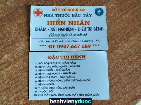 Nhà thuốc Hiền Nhân Thanh Chương Nghệ An