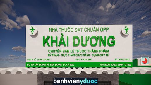 NHÀ THUỐC KHẢI DƯƠNG Cà Mau Cà Mau