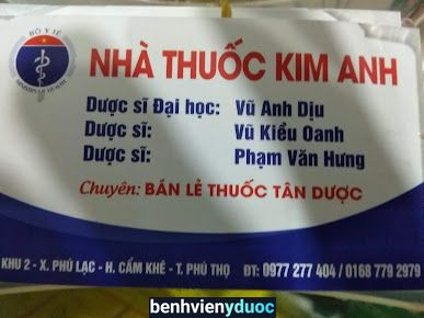 Nhà Thuốc Kim Anh Cẩm Khê Phú Thọ