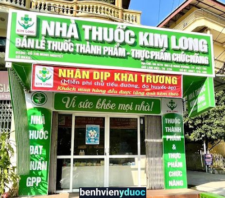 Nhà thuốc Kim Long Việt Trì Phú Thọ