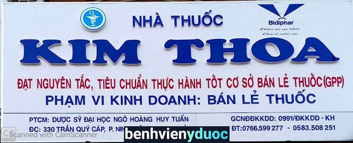 NHÀ THUỐC KIM THOA Ninh Hòa Khánh Hòa