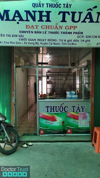 Nhà thuốc MẠNH TUẤN Cái Nước Cà Mau