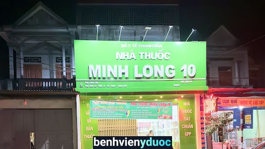 Nhà thuốc Minh Long 10 Bá Thước Thanh Hóa