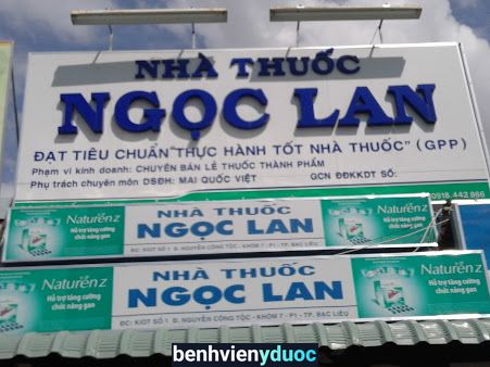 Nhà thuốc Ngọc Lan Bạc Liêu Bạc Liêu