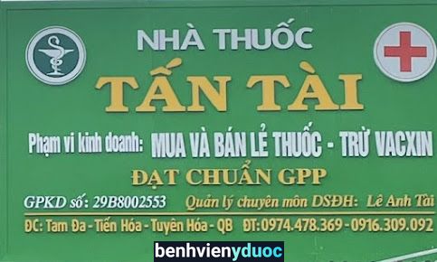 NHÀ THUỐC TẤN TÀI Tuyên Hóa Quảng Bình