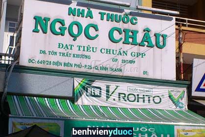 Nhà thuốc tây Ngọc Châu Bình Thạnh Hồ Chí Minh