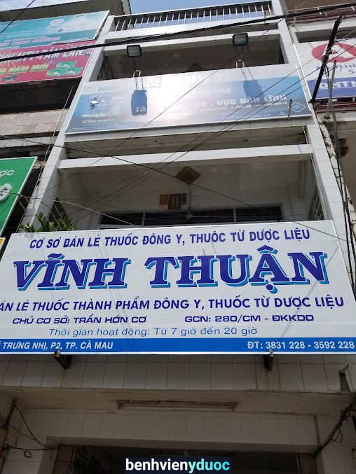 Nhà Thuốc Vĩnh Thuận Cà Mau Cà Mau