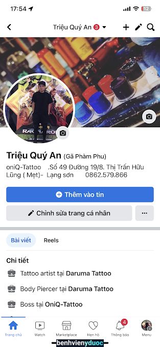 oniq Tattoo Hữu Lũng Lạng Sơn