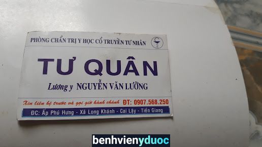 Phòng Chẩn Trị Y Học Cổ Truyền ( Đông y)Tư Quân Cai Lậy Tiền Giang