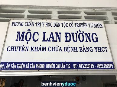 Phòng chẩn trị y học cổ truyền Mộc Lan Đường Cai Lậy Tiền Giang