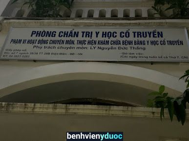 Phòng Chẩn Trị Y Học Cổ Truyền Nguyễn Đức Thắng