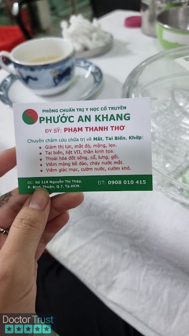 Phòng chuẩn trị y học cổ truyền PHƯỚC AN KHANG 7 Hồ Chí Minh