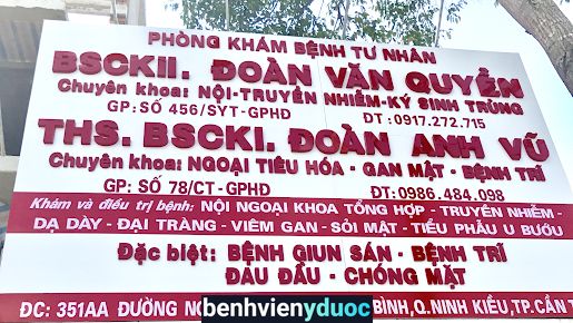 Phòng khám BS Đoàn Văn Quyền - Khám Bệnh Sán Chó