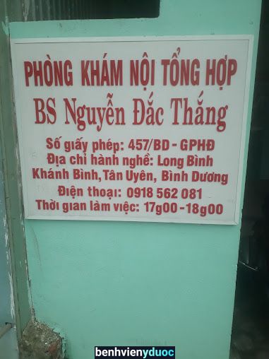 Phòng Khám BS Nguyễn Đắc Thắng Tân Uyên Bình Dương