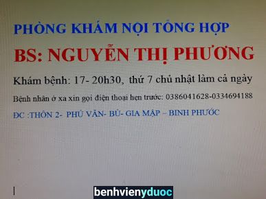 Phòng khám BS Phương thôn 2, Phú Văn, Bù Gia Mập, Bình Phước Bù Gia Mập Bình Phước