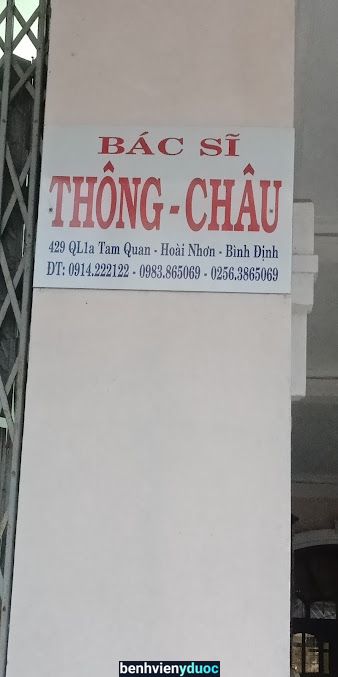 Phòng Khám Bs Thông Bs Châu Hoài Nhơn Bình Định