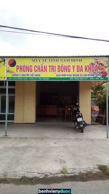 Phòng khám chẩn trị đông y đa khoa lương y: Nguyễn Viết Hùng