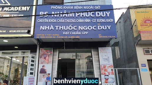 Phòng khám chuyên khoa Chấn Thương Chỉnh Hình - Cơ Xương Khớp Bác Sĩ Nhâm Phúc Duy Ninh Kiều Cần Thơ