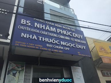 Phòng khám chuyên khoa Chấn Thương Chỉnh Hình - Cơ Xương Khớp Bác Sĩ Nhâm Phúc Duy Ninh Kiều Cần Thơ