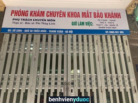 Phòng khám chuyên khoa Mắt _ Bảo Khánh Thanh Xuân Hà Nội