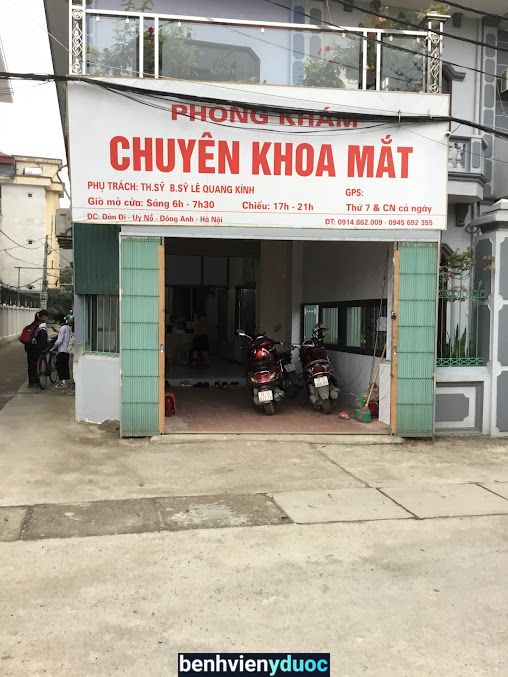 Phòng Khám Chuyên Khoa Mắt Lê Quang Kính Đông Anh Hà Nội