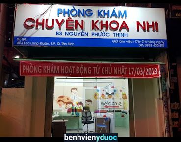 Phòng Khám Chuyên Khoa Nhi - Bs. CK1 Thịnh (BV Nhi đồng 1) Tân Bình Hồ Chí Minh