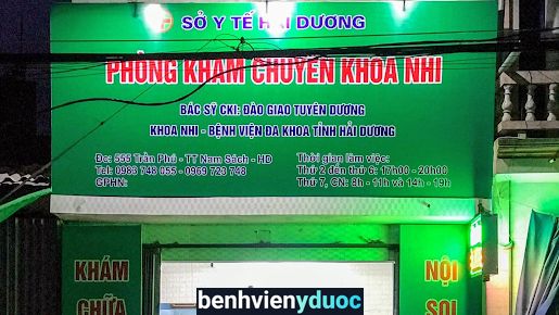 Phòng khám chuyên khoa Nhi- Bs Tuyên Dương