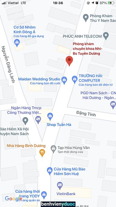 Phòng khám chuyên khoa Nhi- Bs Tuyên Dương Nam Sách Hải Dương