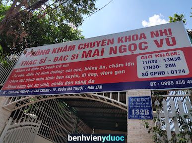 Phòng Khám Chuyên Khoa Nhi Bs Vũ Buôn Ma Thuột Đắk Lắk